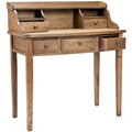 Bureau 7 couleurs à 5 tiroirs avec rangements intégrés, 1 personne