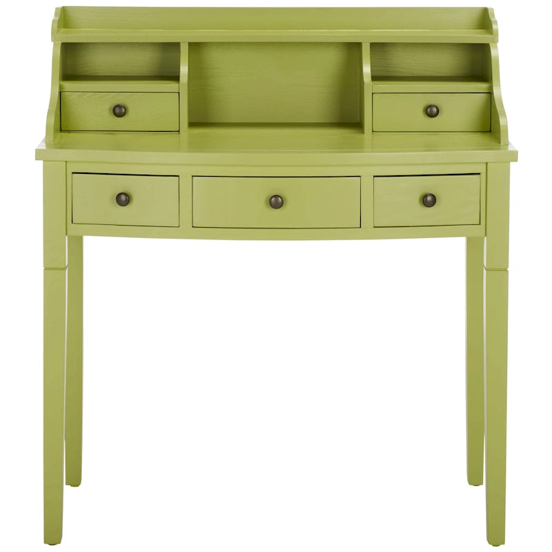 Bureau 7 couleurs à 5 tiroirs avec rangements intégrés, 1 personne