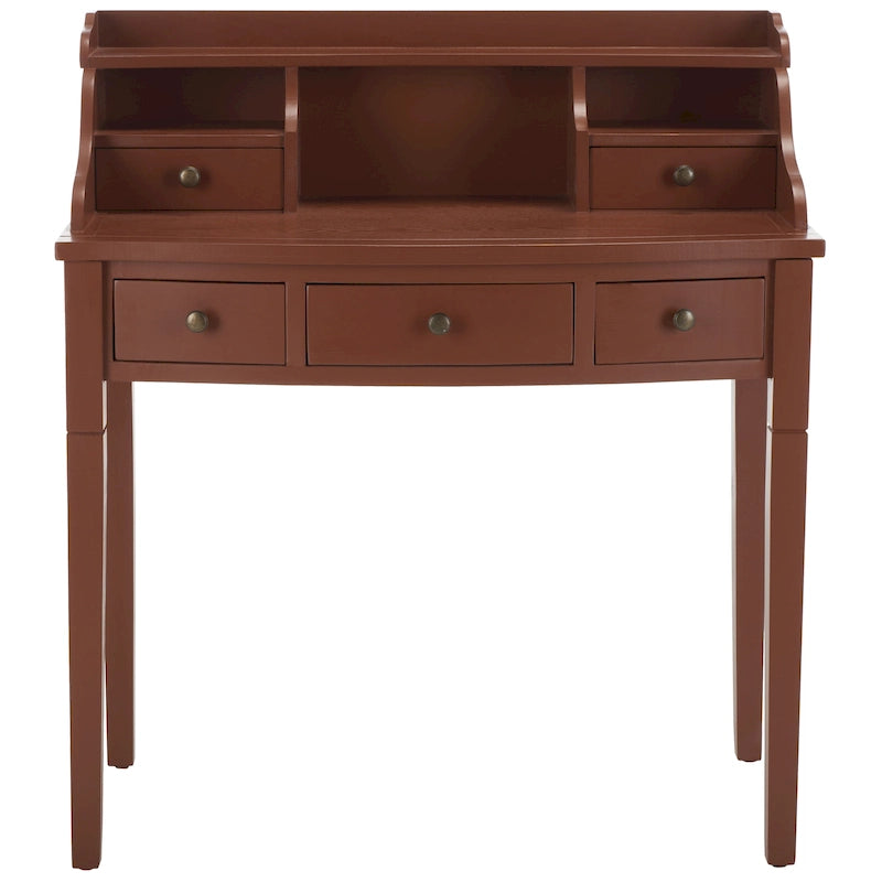 Bureau 7 couleurs à 5 tiroirs avec rangements intégrés, 1 personne