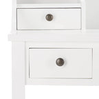 Bureau 7 couleurs à 5 tiroirs avec rangements intégrés, 1 personne