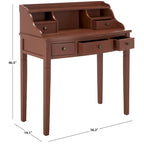 Bureau 7 couleurs à 5 tiroirs avec rangements intégrés, 1 personne