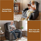 Fauteuil inclinable releveur beige/gris/multicolore avec massage et chaleur, 1 personne