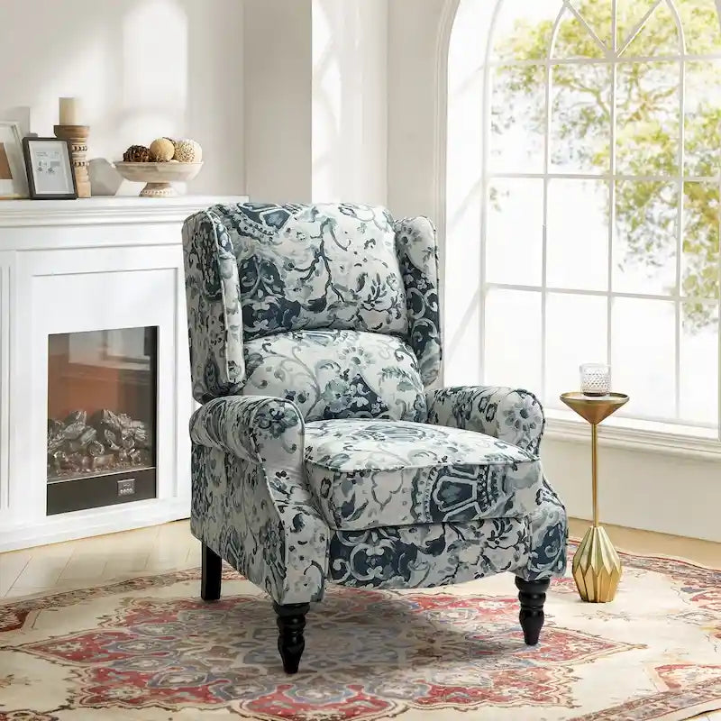 Fauteuil inclinable manuel avec oreilles, 1 place