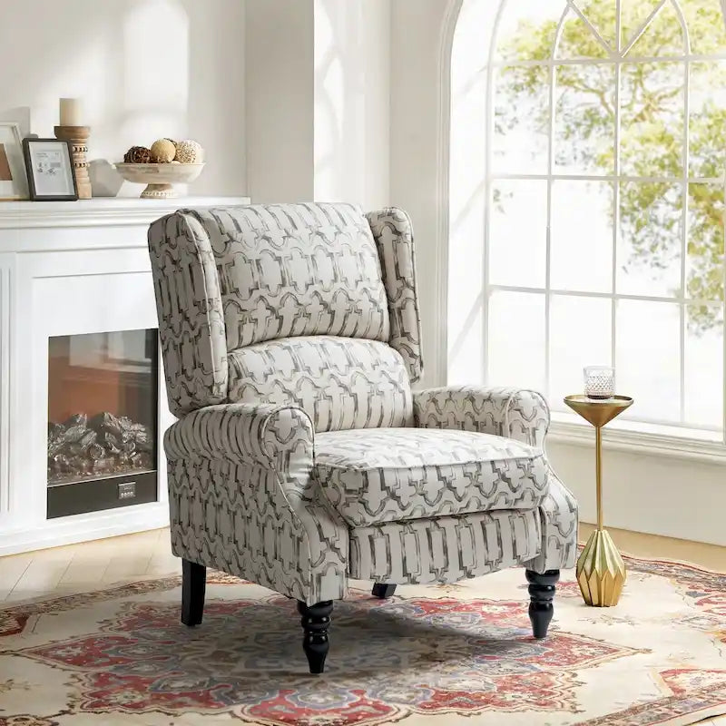 Fauteuil inclinable manuel avec oreilles, 1 place