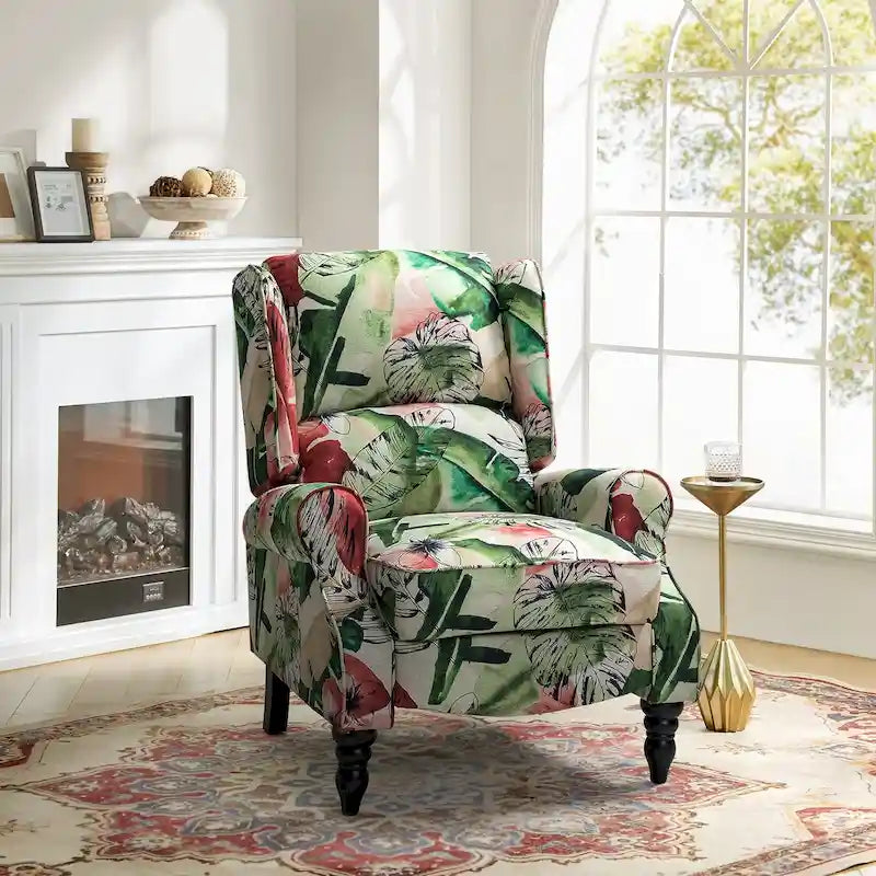 Fauteuil inclinable manuel avec oreilles, 1 place
