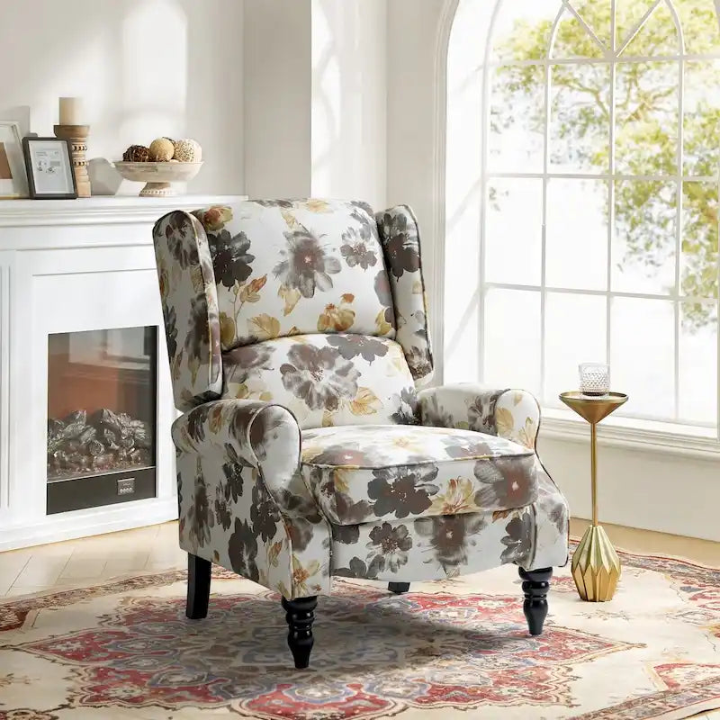 Fauteuil inclinable manuel avec oreilles, 1 place