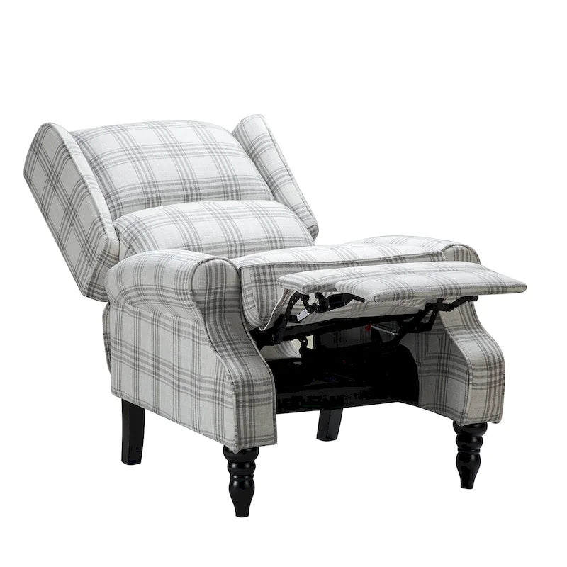 Fauteuil inclinable manuel avec oreilles, 1 place
