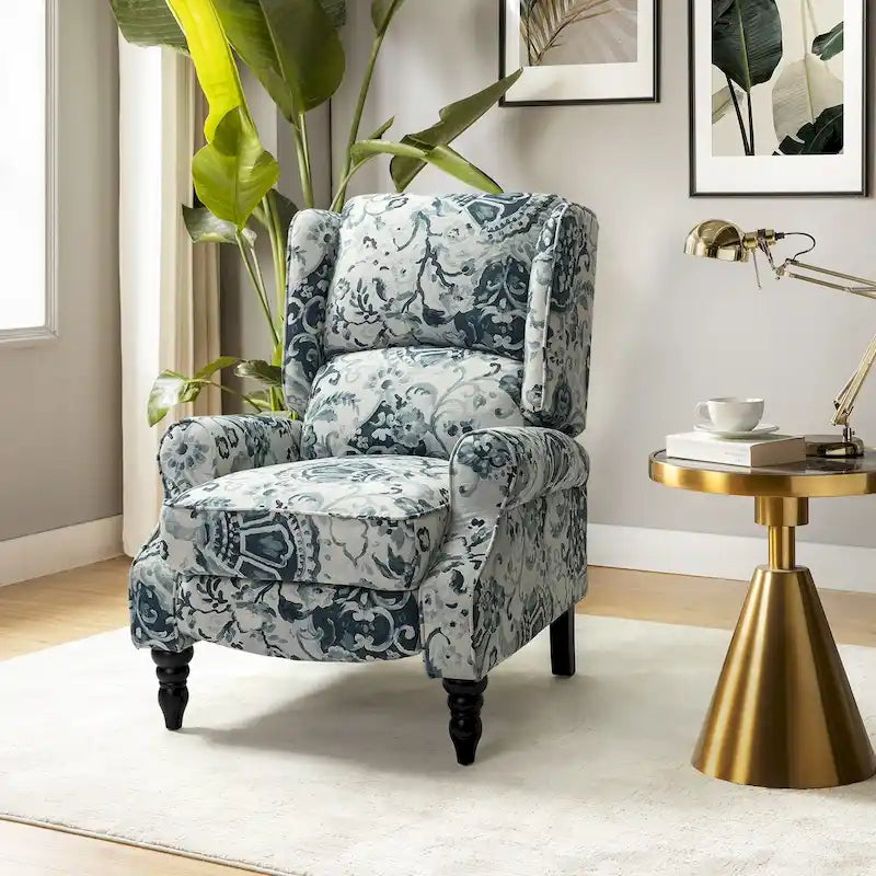 Fauteuil inclinable manuel avec oreilles, 1 place