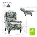 Fauteuil inclinable manuel avec oreilles, 1 place