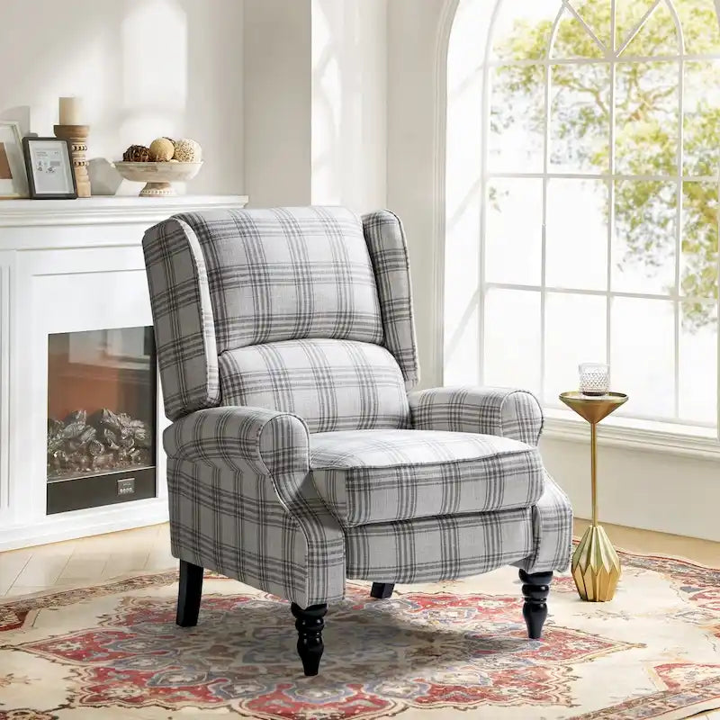 Fauteuil inclinable manuel avec oreilles, 1 place
