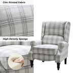 Fauteuil inclinable manuel avec oreilles, 1 place