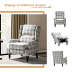 Fauteuil inclinable manuel avec oreilles, 1 place