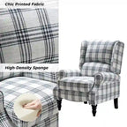 Fauteuil inclinable manuel avec oreilles, 1 place