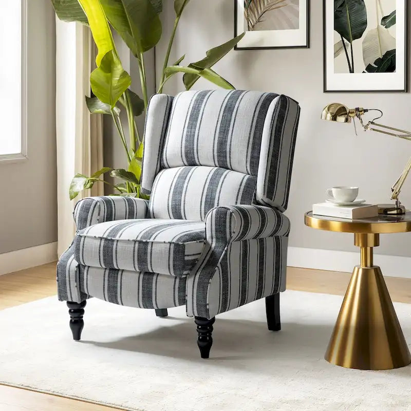 Fauteuil inclinable manuel avec oreilles, 1 place