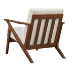 Fauteuil moderne de style Mid-Century marron camel/gris/noir/blanc, 1 personne