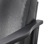 Fauteuil moderne de style Mid-Century marron camel/gris/noir/blanc, 1 personne