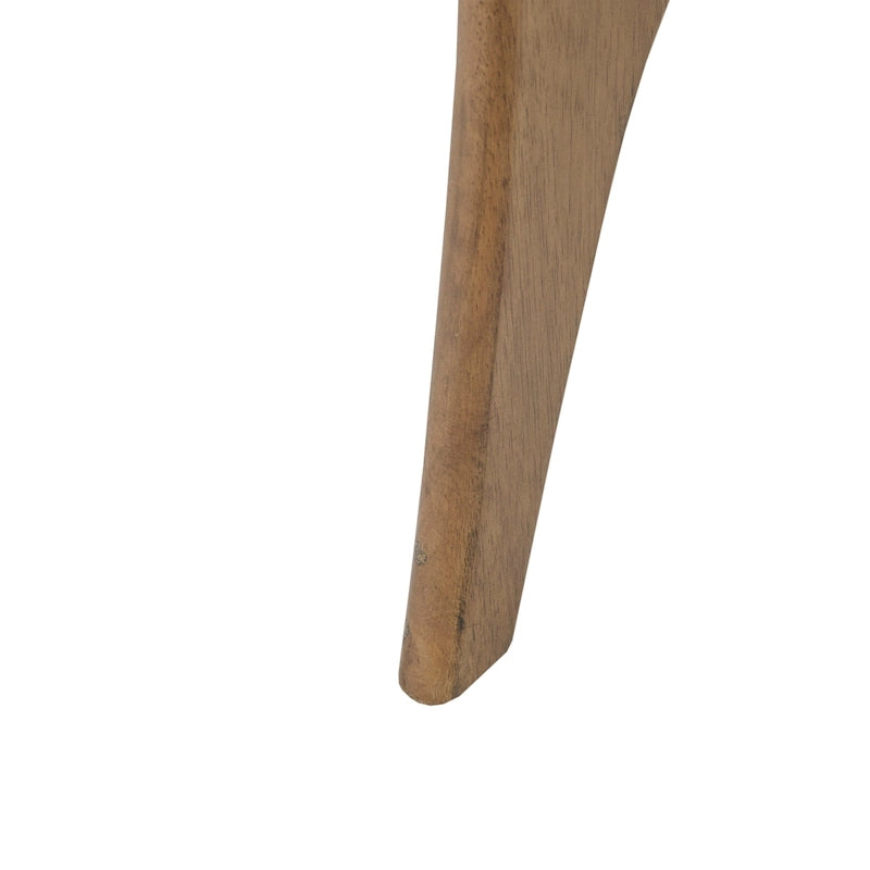 Table d'appoint triangulaire marron/marron clair, pour 1 personne
