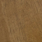 Table d'appoint triangulaire marron/marron clair, pour 1 personne