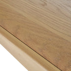 Table basse mi-siècle avec étagère inférieure, Off-White/Pecan/Natural/Black, 1 personne