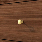 Armoire grise/marron/blanche avec 2 tiroirs et tringle à vêtements, 1 personne