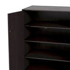 Meuble à chaussures DH BASIC Modern de 32 pouces pour 20 paires, avec étagère réglable et poignée métallique