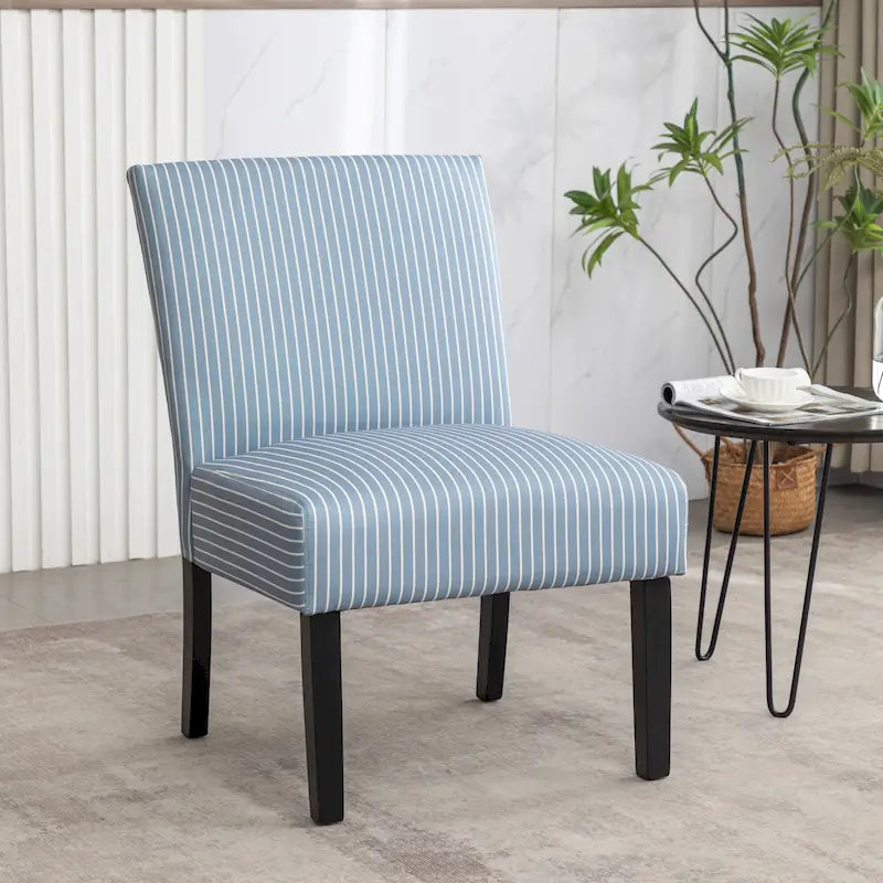 Chaise d'appoint sans accoudoirs rembourrée Botticelli de Roundhill Furniture