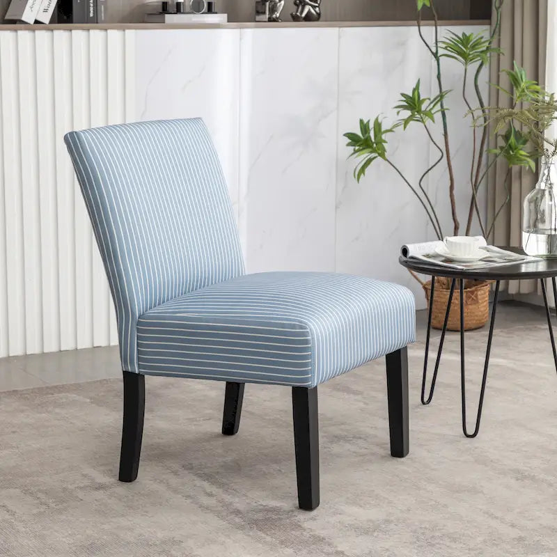 Chaise d'appoint sans accoudoirs rembourrée Botticelli de Roundhill Furniture
