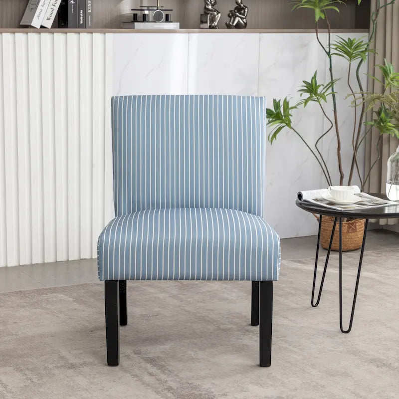 Chaise d'appoint sans accoudoirs rembourrée Botticelli de Roundhill Furniture