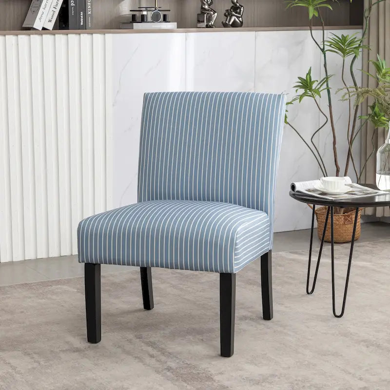 Chaise d'appoint sans accoudoirs rembourrée Botticelli de Roundhill Furniture