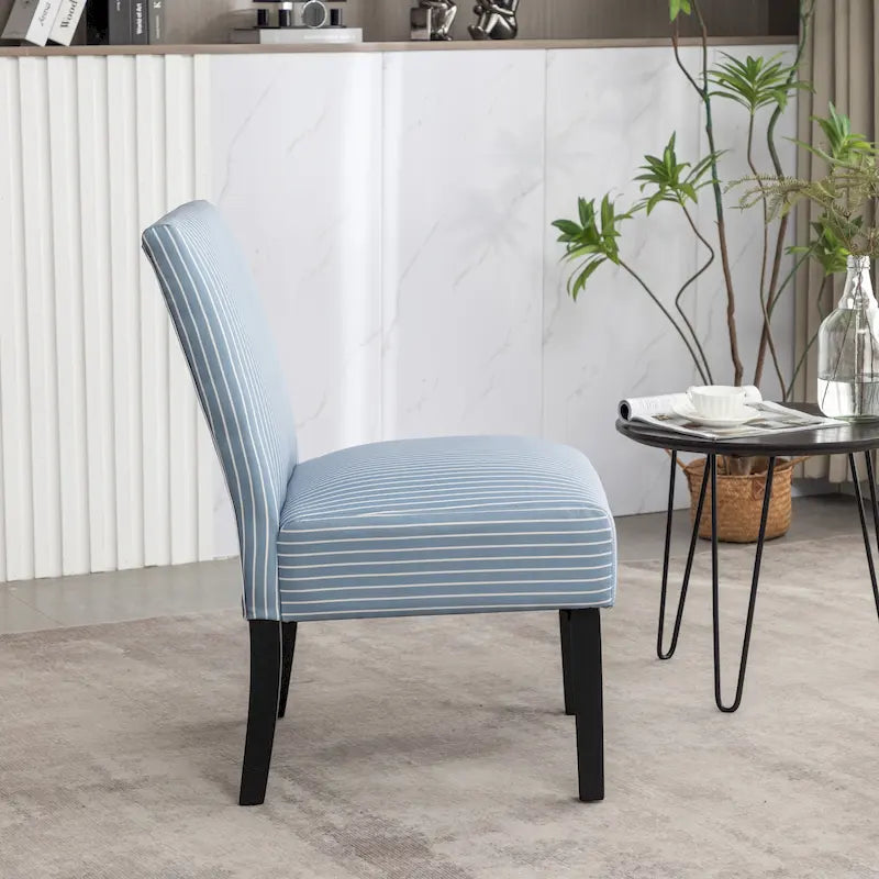 Chaise d'appoint sans accoudoirs rembourrée Botticelli de Roundhill Furniture