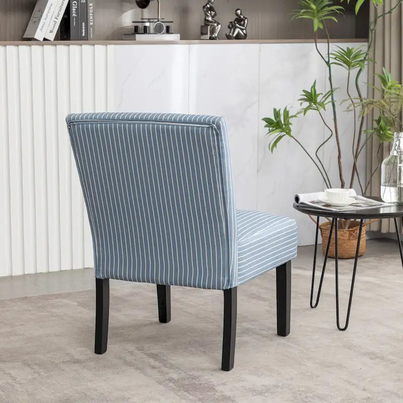 Chaise d'appoint sans accoudoirs rembourrée Botticelli de Roundhill Furniture