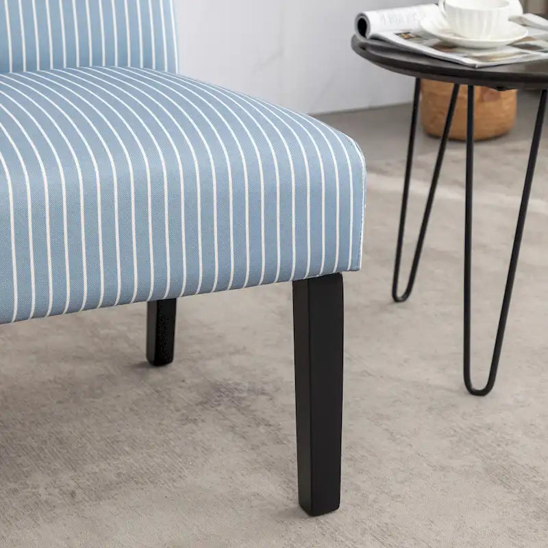 Chaise d'appoint sans accoudoirs rembourrée Botticelli de Roundhill Furniture