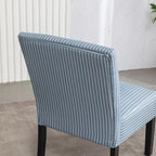 Chaise d'appoint sans accoudoirs rembourrée Botticelli de Roundhill Furniture