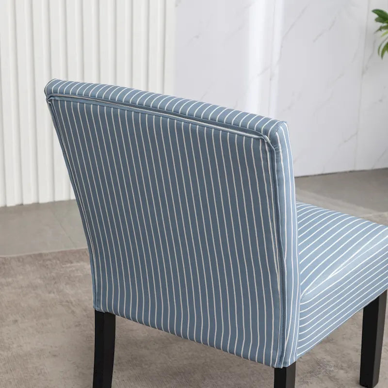 Chaise d'appoint sans accoudoirs rembourrée Botticelli de Roundhill Furniture