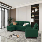 Ensemble canapé moderne de transition 8 couleurs avec fauteuil et ottoman pour 3+