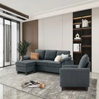Ensemble canapé moderne de transition 8 couleurs avec fauteuil et ottoman pour 3+