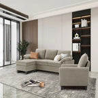 Ensemble canapé moderne de transition 8 couleurs avec fauteuil et ottoman pour 3+