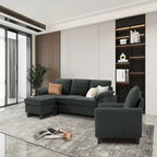 Ensemble canapé moderne de transition 8 couleurs avec fauteuil et ottoman pour 3+