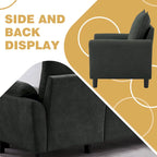 Ensemble canapé moderne de transition 8 couleurs avec fauteuil et ottoman pour 3+