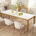 Table à manger rectangulaire 9 couleurs 200 cm, 6-8 personnes