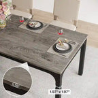 Table à manger rectangulaire 9 couleurs 200 cm, 6-8 personnes