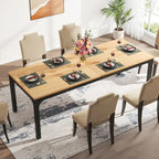 Table à manger rectangulaire 9 couleurs 200 cm, 6-8 personnes