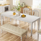 Table à manger rectangulaire 9 couleurs 200 cm, 6-8 personnes