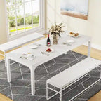 Table à manger rectangulaire 9 couleurs 200 cm, 6-8 personnes
