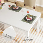 Table à manger rectangulaire 9 couleurs 200 cm, 6-8 personnes