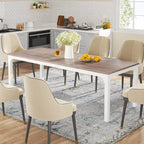 Table à manger rectangulaire 9 couleurs 200 cm, 6-8 personnes