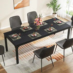 Table à manger rectangulaire 9 couleurs 200 cm, 6-8 personnes