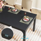 Table à manger rectangulaire 9 couleurs 200 cm, 6-8 personnes