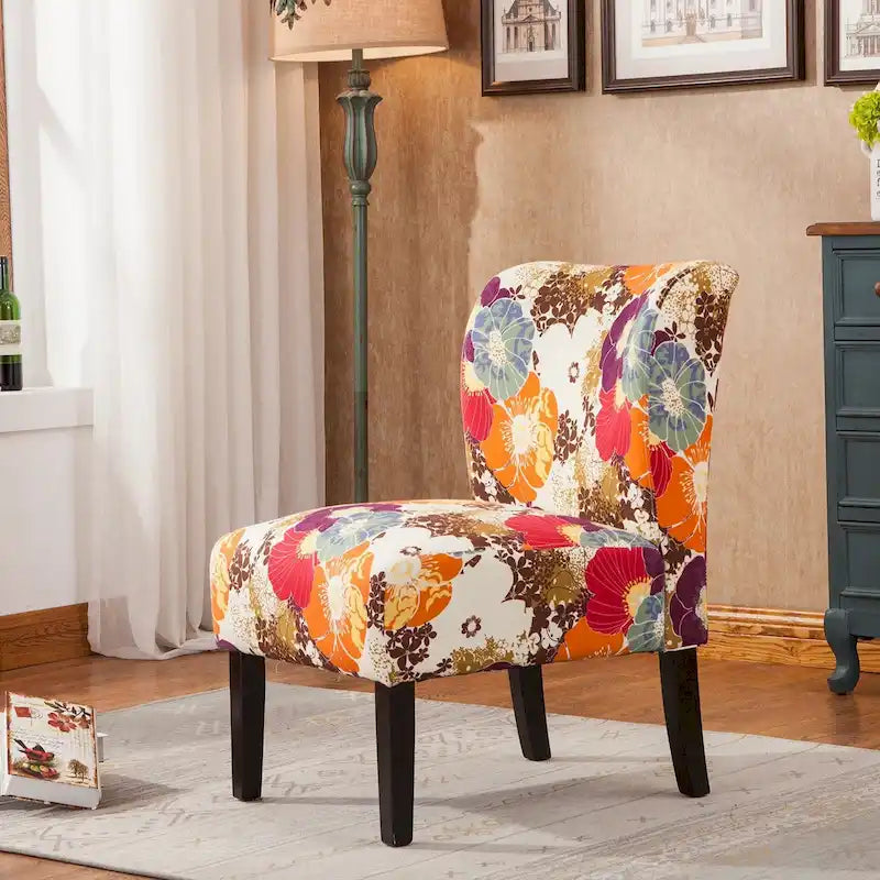 Fauteuil d'appoint sans accoudoirs type « Slipper », 1 personne, 10 couleurs
