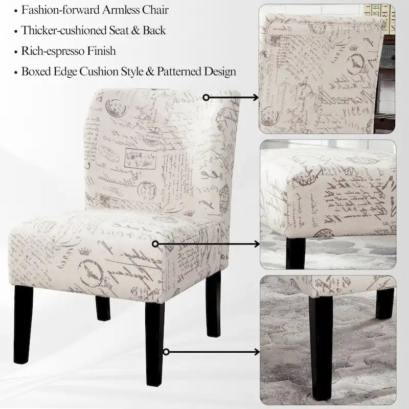 Fauteuil d'appoint sans accoudoirs type « Slipper », 1 personne, 10 couleurs